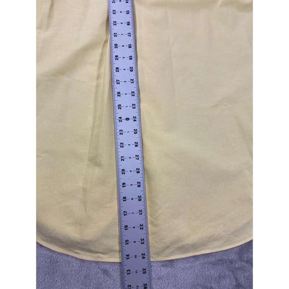 Polo‎ Ralph Lauren Dress Shirt Mens 17-35 Yellow Yarmouth Business Button Down